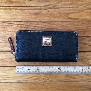 Dooney & Bourke Pebbled Leather Zip-around Wallet